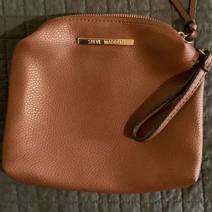 Steve Madden Brown Leather Clutch